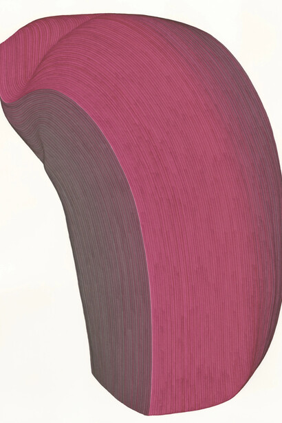 Dana Piazza, Lines 232 (detail), 2024. Courtesy of Kathryn Markel Fine Arts