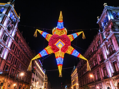 Iluminación navideña en la Ciudad de México, 2021