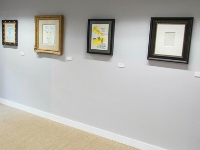 Picasso on Paper, Exhibition view. Courtesy of Omer Tiroche Gallery