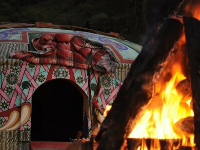 Lugar sagrado en un pueblo mexicano
