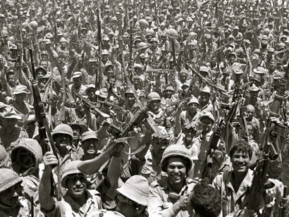 Soldados israelíes durante la Guerra de los Seis Días