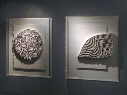 René Galassi, Ehana, paper and pigment, detail