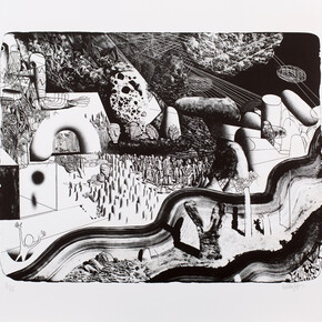 Killoffer
Première Pierre, 2017
MEL Publisher
Lithographie en noir sur BFK Rives 270g
71 x 87,2 cm
Edition de 39 ex + 4 HC