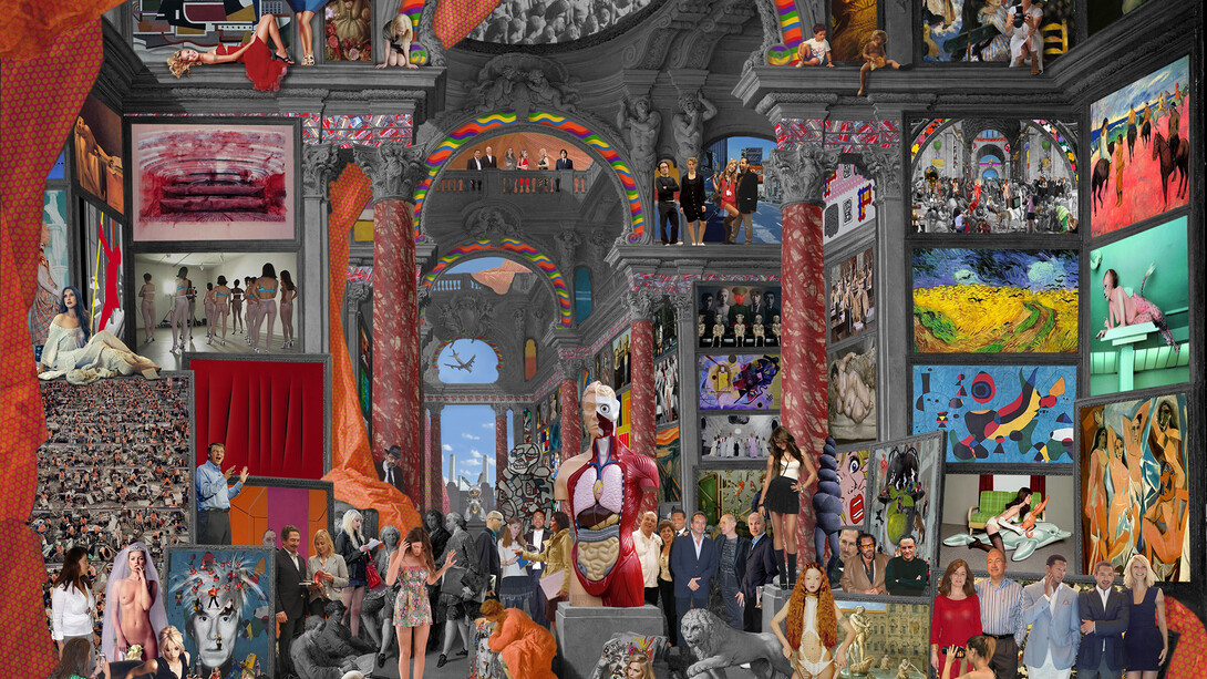 Lluis Barba, Gallery of Views of Modern Rome. Giovanni Paolo Pannini, 2012, Edition of 6, Digital C-type print, Perspex/Aluminium mounted, 71.7 x 92.7 in, Courtesy, The Cynthia Corbett Gallery
