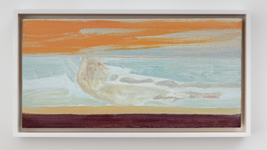 Ellen Siebers, May and a sunset, 2024. Courtesy of Franklin Parrasch Gallery
