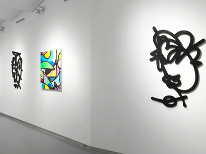 JM Rizzi. Chromatose, Exhibition view. Courtesy of Chesterfield Gallery