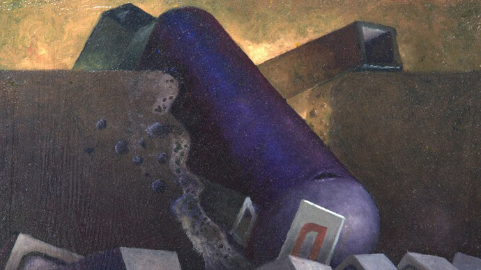 Stuart Elliott, Mauve dump D (detail), 2025. Courtesy of Art Collective WA