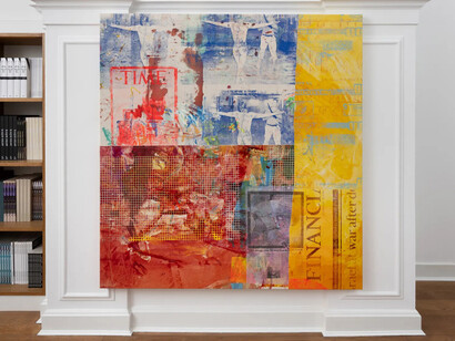 Mandy El-Sayegh, Jewel tones, exhibition view. Courtesy of Galerie Thaddaeus Ropac