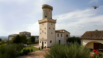 Torre colombaia, San Nicola Manfredi, Benevento, Italia. Le colombaie sono strutture dedicate all’allevamento e alla vita dei volatili senza che nessun particolare venga lasciato al caso. Spesso questo caratteristico edificio veniva considerato un elemento decorativo o di prestigio per dare lustro ai proprietari terrieri che avevano diritto di cacciarli o potevano concederlo a terzi