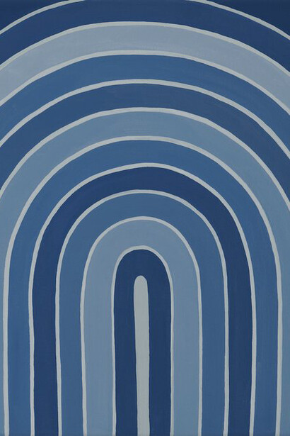 Erica Hauser, Blue rainbow, 2024. Courtesy of the Robin Rice Gallery