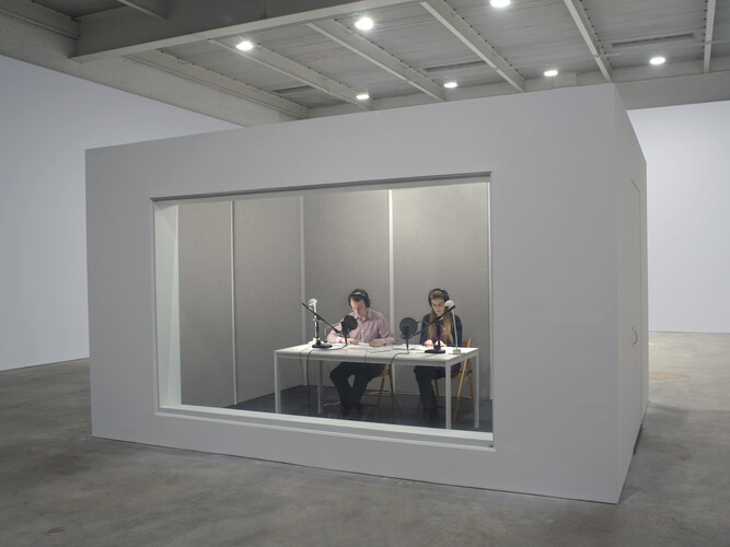 On Kawara, One Million Years, 1993–Live Reading: One Million Years, David Zwirner, New York, January 14–February 14, 2009. Photo: Courtesy David Zwirner, New York/London