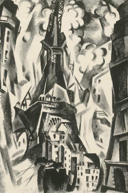 The cosmos of Der blaue reiter, artwork in exhibition. Courtesy of Staatliche Museen