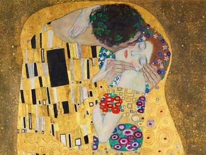 Belvedere Collection & Kiss by Gustav Klimt. Courtesy of Belvedere Museum