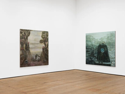 Matthias Franz, Die dünne haut der zivilisation, exhibition view. Courtesy of GRIMM