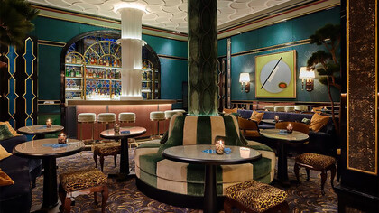 The cocktail bar, Caviar Kaspia London, United Kingdom