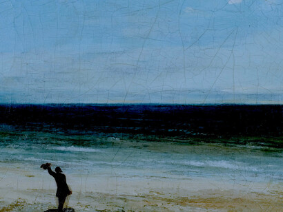 «Le bord de mer à Palavas» (1854), G. Courbet