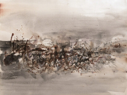Zao Wou-Ki. Courtesy of Marlborough Gallery