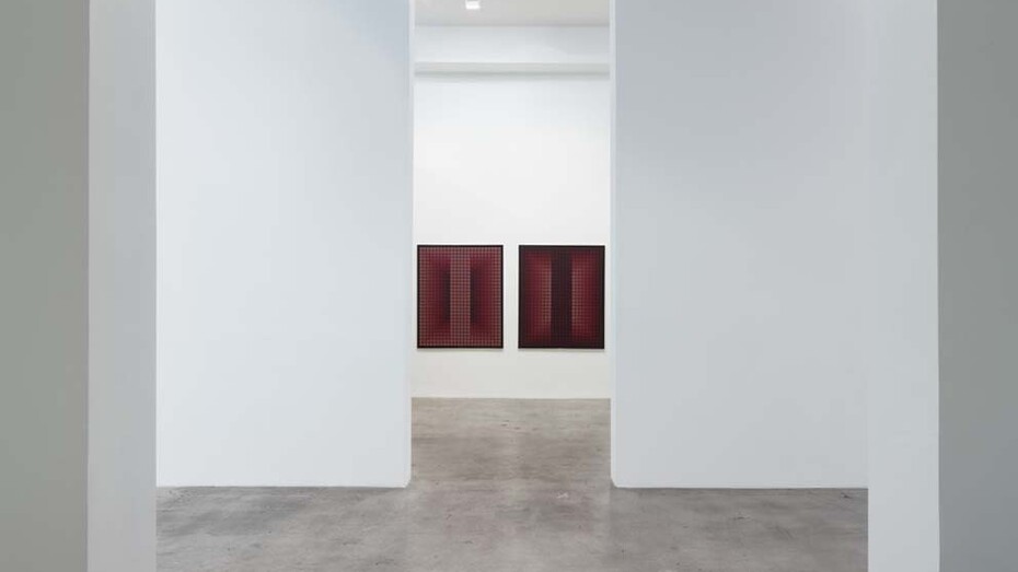 Julian Stanczak. Courtesy of Diane Rosenstein Gallery