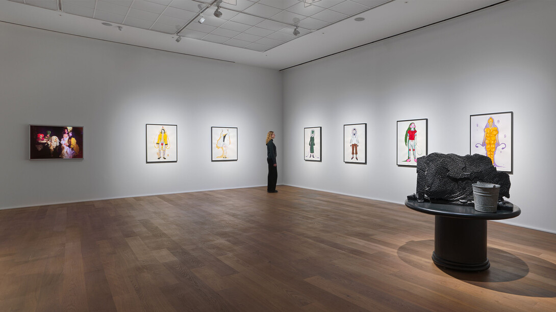 Mike Kelley, Vice anglais, exhibition view. Courtesy of Hauser & Wirth 