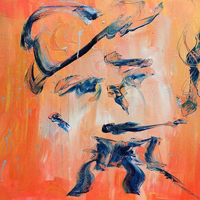 Edward Akrout, Blue Man