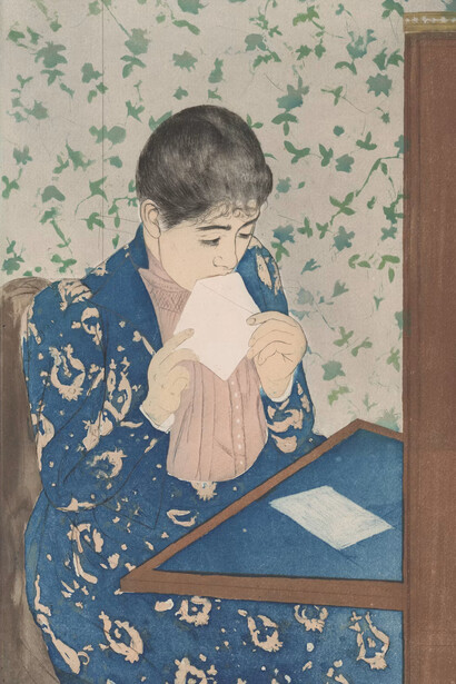 Mary Cassatt, The letter (detail), 1890–91. Courtesy of the Art Institute of Chicago