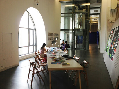 Madrid. Espacio de trabajo en el Palacio de Cibeles