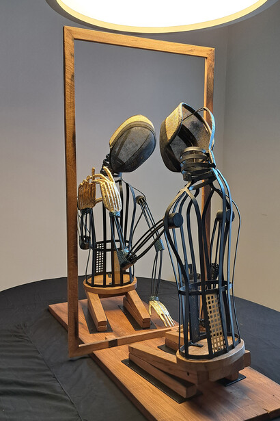 Arkeo, In speculo (dettaglio), 2024. Cortesia della Fondazione Amedeo Modigliani