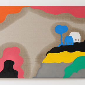 Gilbert Halaby, Rupes, 2022. Oil on Linen, 100 x 150cm. Courtesy of Artbooth Gallery