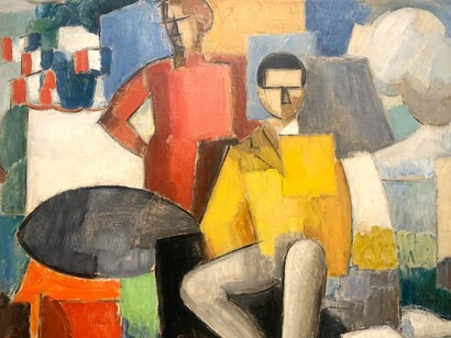"Le Quatorze Juillet", Roger de la Fresnaye, olio su tela, 1914