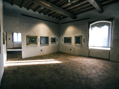 Sezione dedicata alle opere di Italo Mus (foto Omar Kheiraoui)