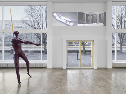 Georg Herold f., ausstellungsansicht. Mit freundlicher genehmigung von Capitain Petzel