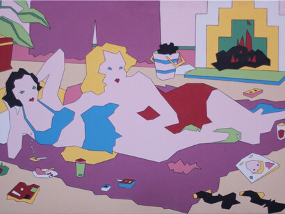 Duggie Fields, Fireside Cooke, 1969. Photo by Maria Anastassiou