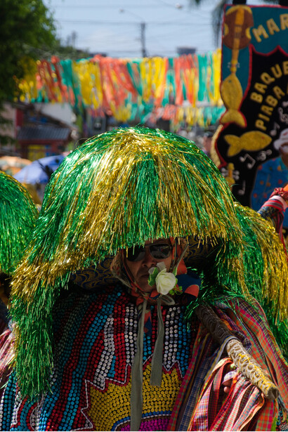 Carnaval de Pernambuco - A fantasia do Caboclo de Lança do Maracatu Rural. Foto Jan Ribeiro. Prefeitura de Olinda
