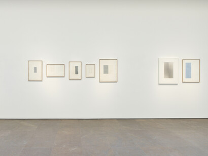 Yannig Hedel and Geneviève Asse, Fragments of infinity, exhibition view. Courtesy of Galerie Bigaignon