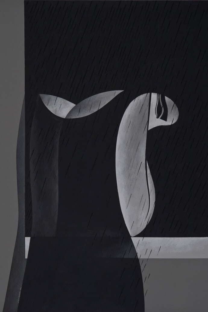 Safwan Dahoul, Dream, 2014, acrylic on canvas