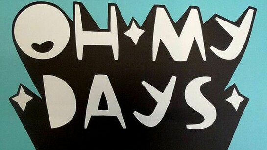 Kid Acne, “Oh My Days”, 2 color hand-pulled screen print, 20″ x 14″ (50cm x 35cm), 350gsm un-coated stock, Edition of 50; Signed, numbered & embossed