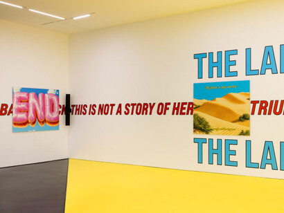 Cemile Sahin, Road runner, exhibition view. Courtesy of Esther Schipper 
