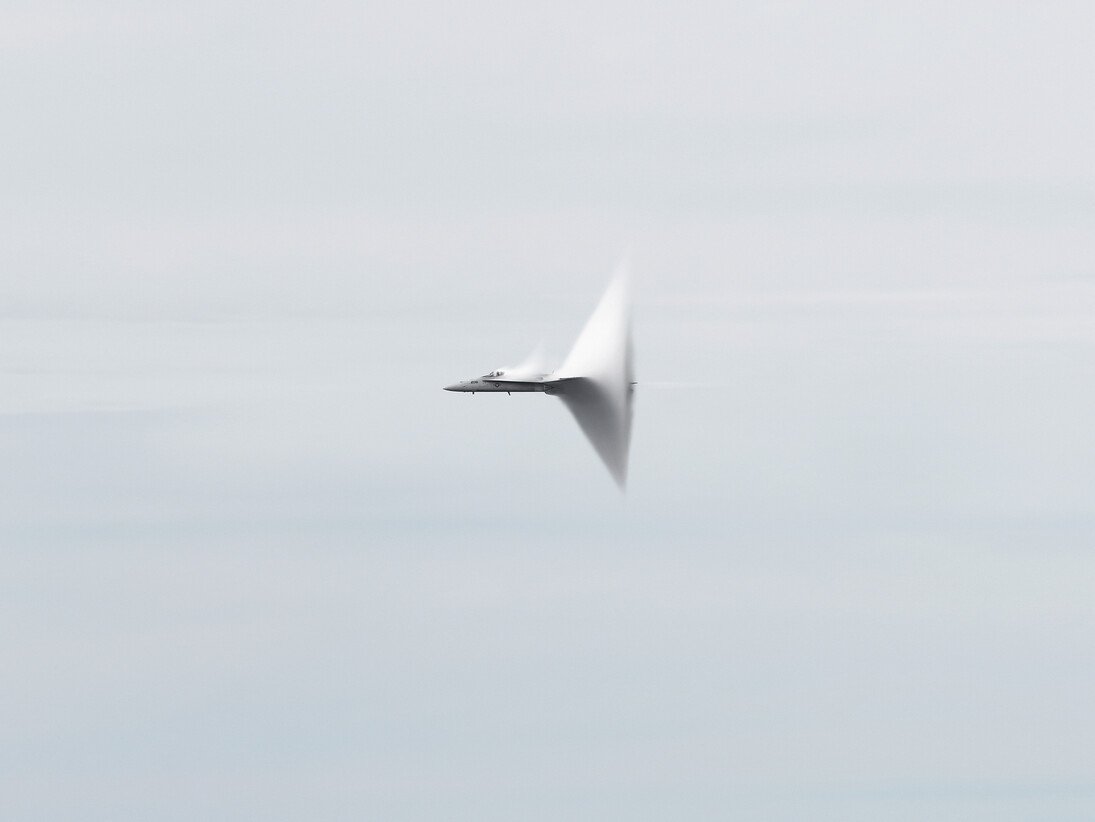 Andrea Galvani, Llevando una pepita de oro a la velocidad del sonido #7, 2015, C-Print mounted on aluminum, white wood frame, UV glass, 188 x 208 cm framed
