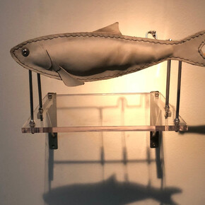 Promotesh Das Pulak, Tales of inanimate river 3, 2024. Courtesy of Aicon Contemporary