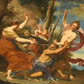 Simon Vouet, Time won by Hope and Beauty, 1627, oil on canvas, Madrid, Museo del Prado, © Photographic Archive Museo Nacional del Prado, Madrid