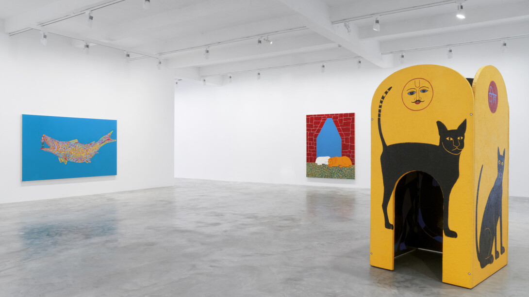 Joan Brown, The golden age, exhibition view. Courtesy of Matthew Marks Gallery