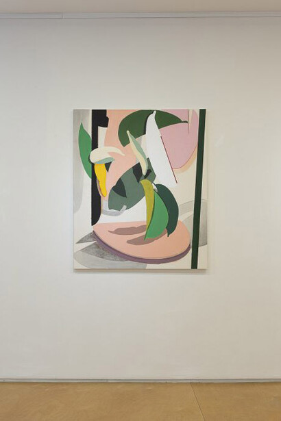 Philippos Theodoridis, The sound of the leaves between, exhibition view. Courtesy of Nitra Gallery