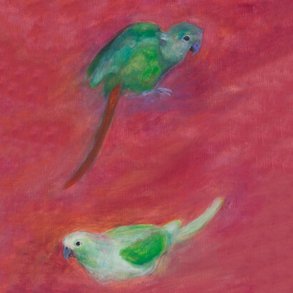 Luc Ming Yan, Dans le ciel rose, 2021. Per gentile concessione di Musei Civici of Reggio Emilia