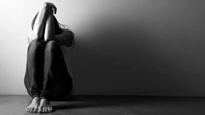 Retrato de una mujer deprimida