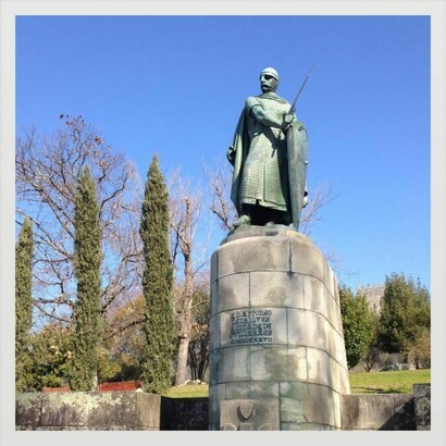 Guimarães. Estatua de Afonso Henriques