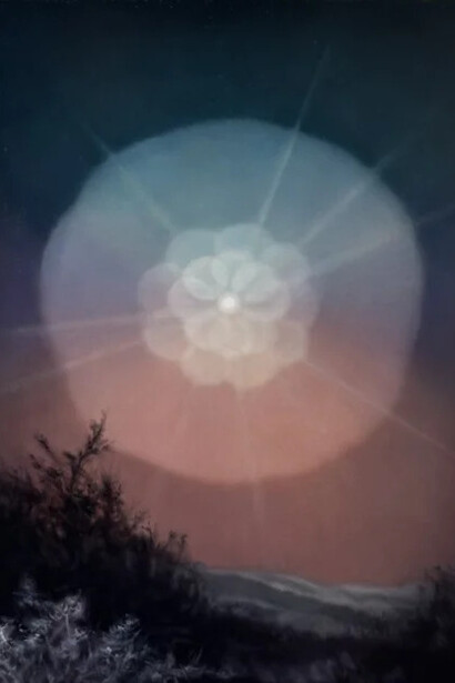 Jenn Shifflet, A darkness flooded in light (detail), 2025. Courtesy of K. Imperial Fine Art