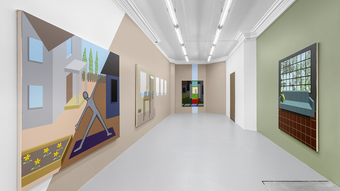 Emily Ludwig Shaffer, The fosse way, exhibition view. Courtesy of Galerie Pact