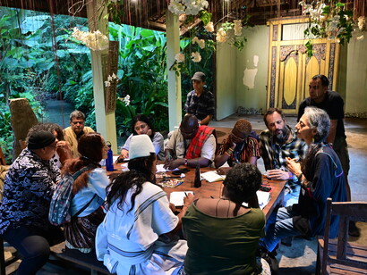 Smaller working groups for deeper discussions at GTA Assembly, Bandung, Apr 2026 (image cropped for gallery formatting purposes) @ Ashish Kothari