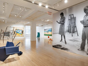 Helen Frankenthaler and Anthony Caro, Similitudes: color, form, friendship, exhibition view. Courtesy of Yares Art