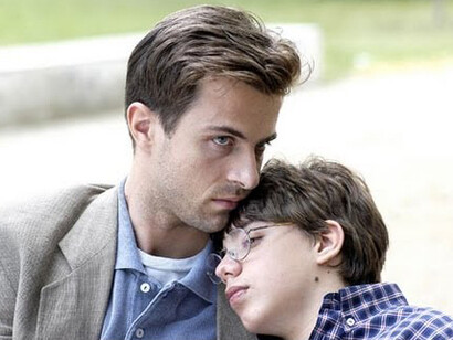 Kim Rossi Stewart e Andrea Rossi in una toccante scena del film